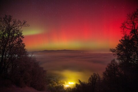 Rácz Gergő fotója a visegrádi 1-es pálya tetejéről