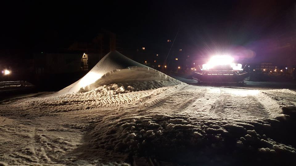 Hó kerül az alsóbb sípályákra - Fotó: Ax 3 Domaines