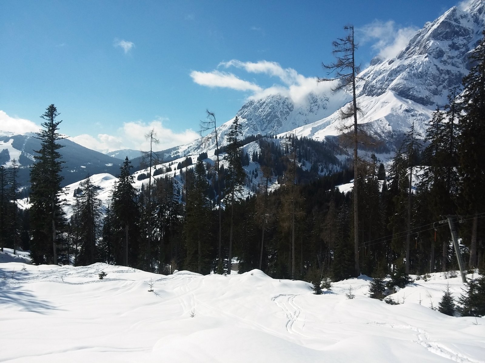 Tisztás a Saukarlift mellett