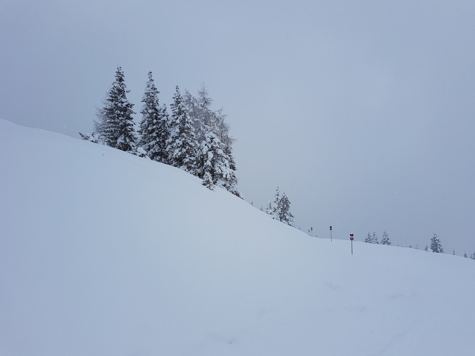 A Roßwiesabfahrt pálya kezdete