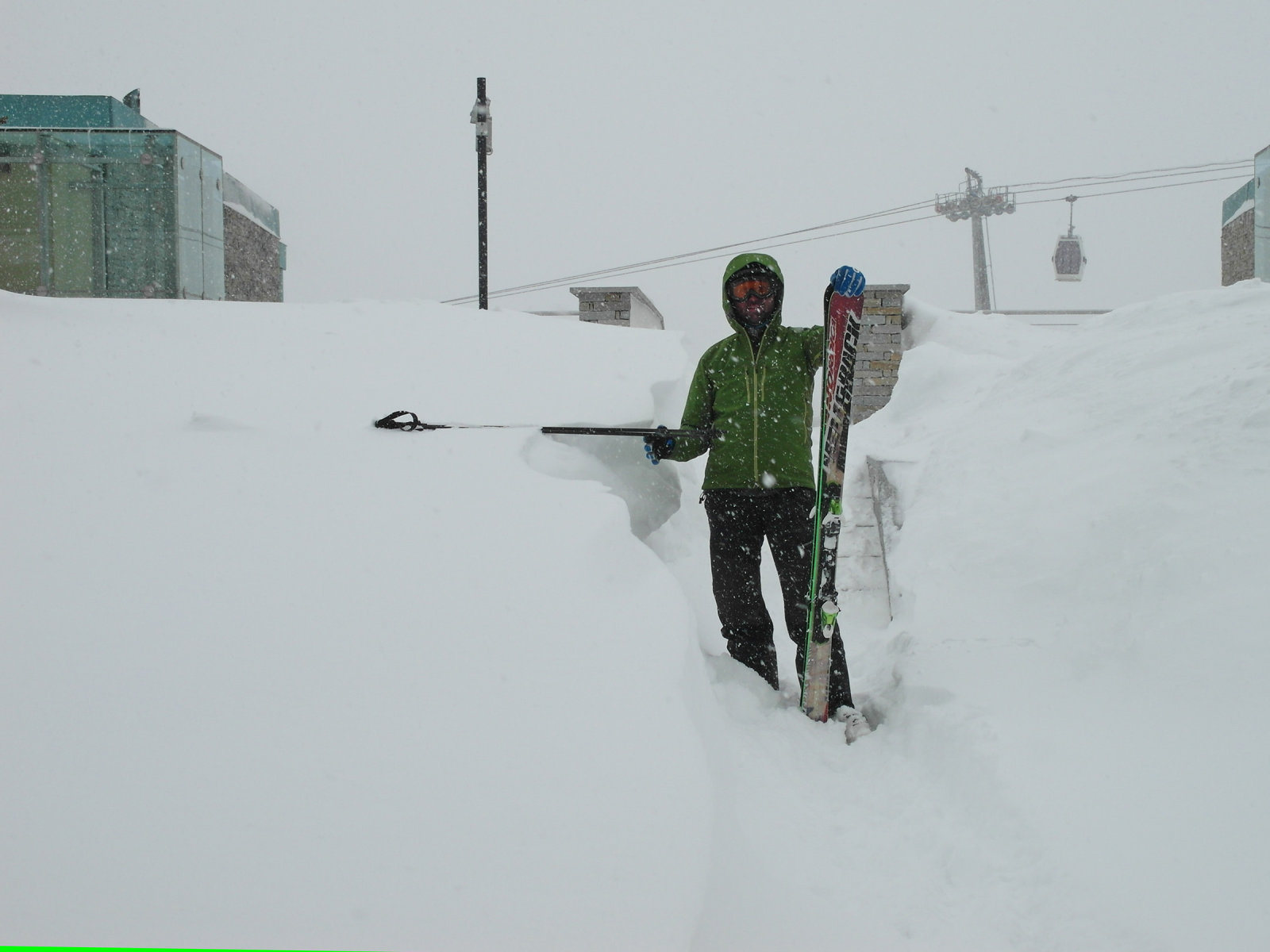 A hó sok helyen szó szerint derékig ért. | Fotó: Szabó Gábor