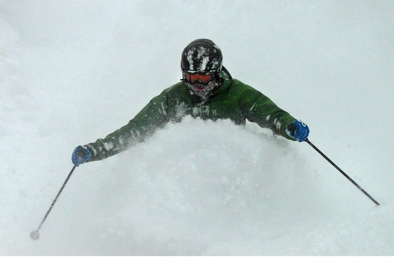 Elképesztő mély a hó, a laposabb részeken ezért igen nehéz is benne haladni.  | Fotó: Szabó Gábor