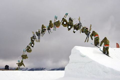 Fotósorozat egy ugrásról - Fotó: David Scott - snow.co.nz