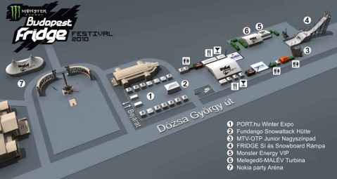 A rendezvény térképe