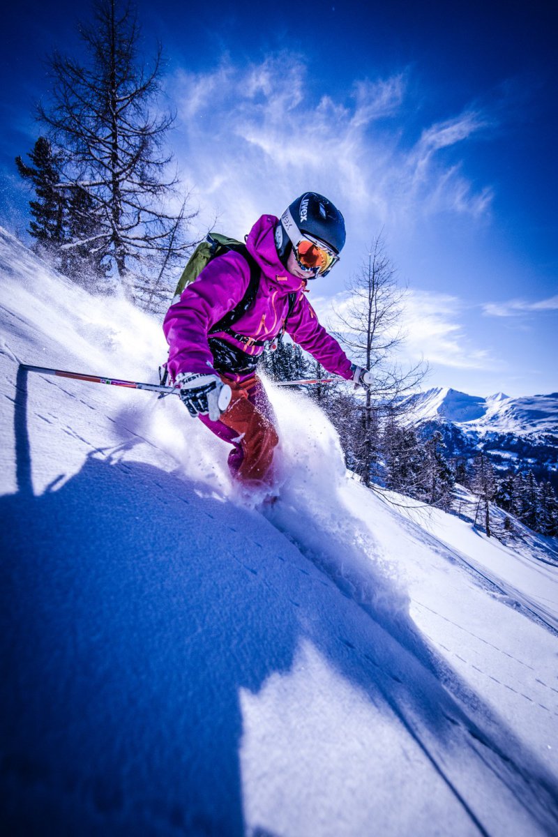 Porhó és freeride Gasteinban