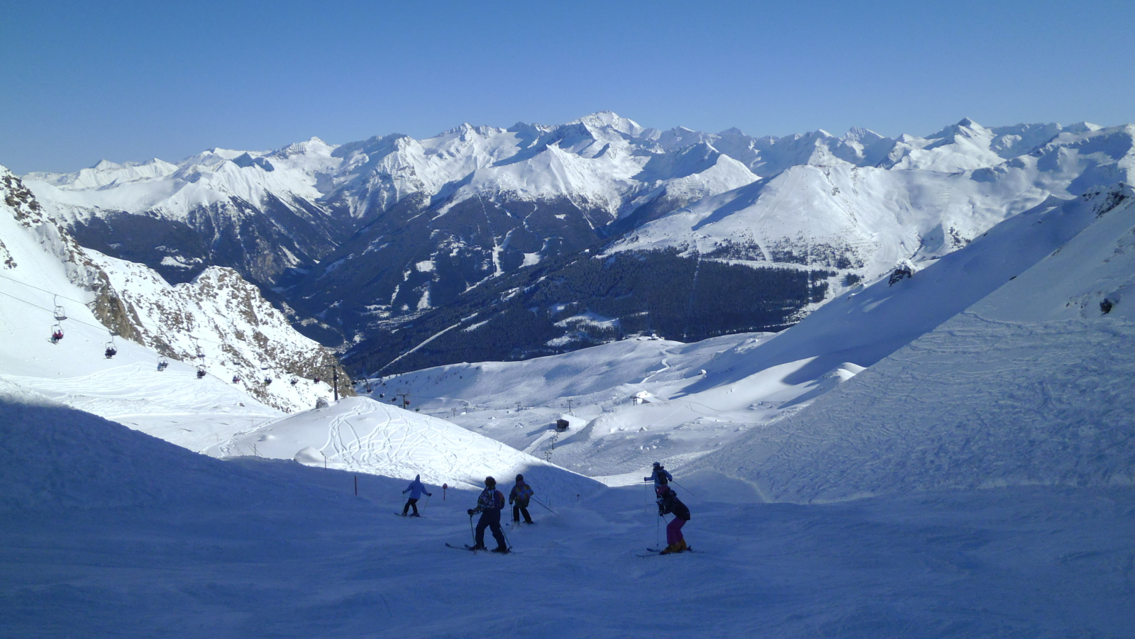 Hohe Scharte dél felé