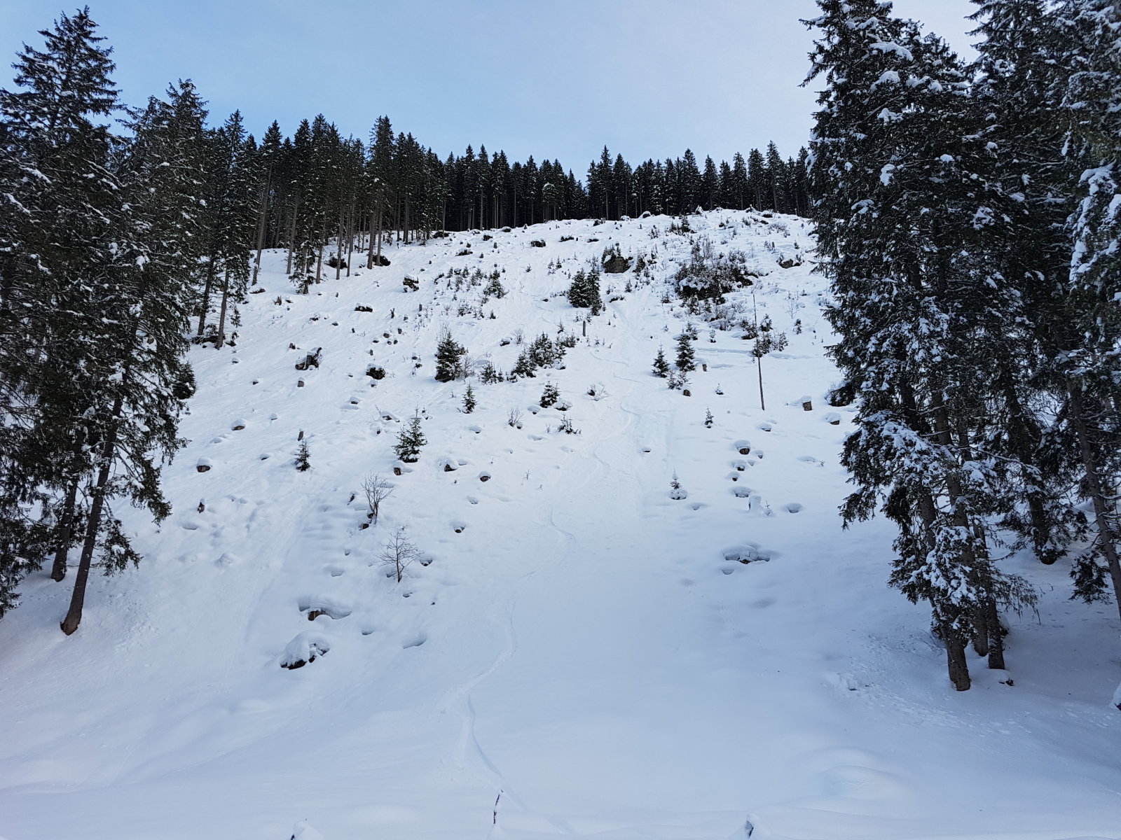 Angertal hátsó, a víztározónál