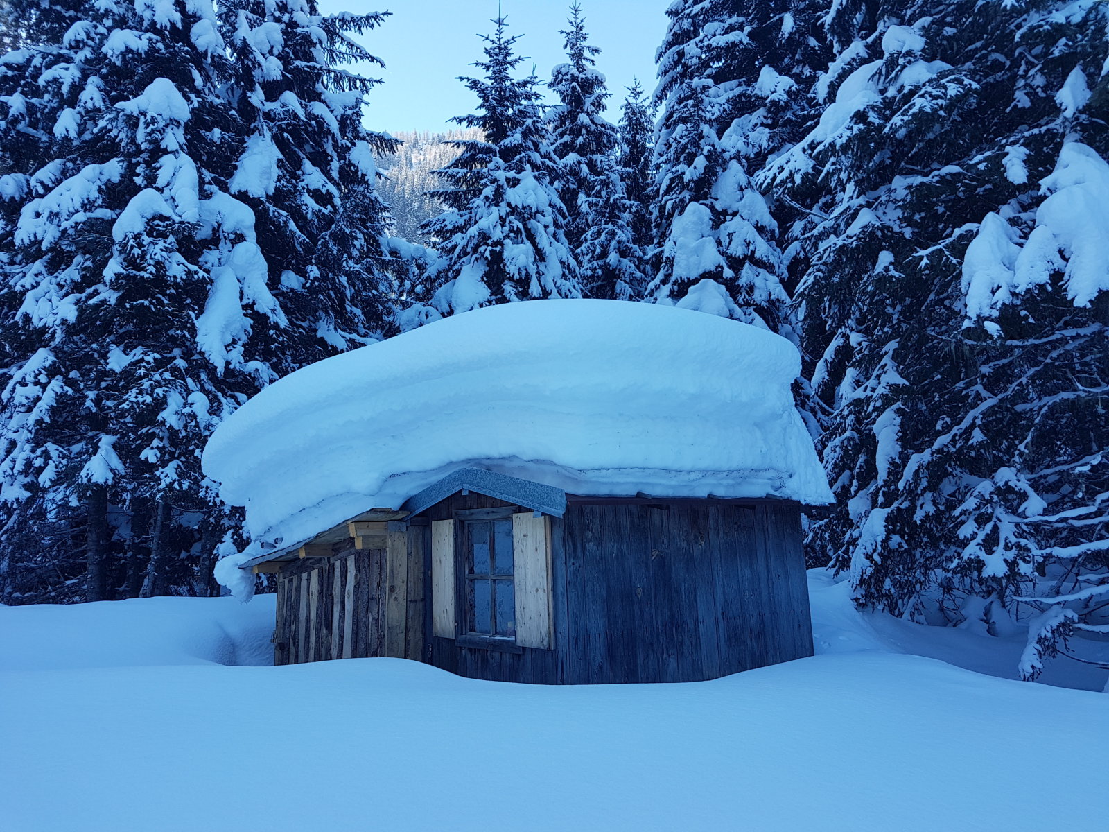 Angertal hátsó, a víztározónál