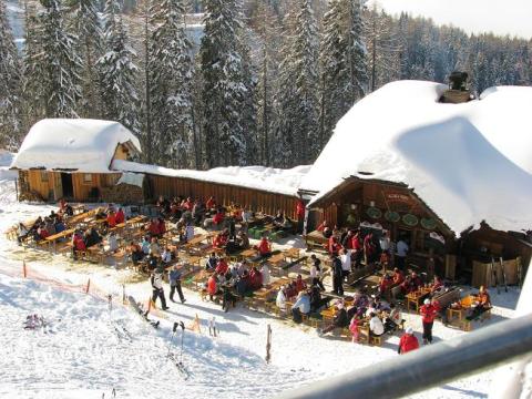 Ebédidő Gerlitzenen, a Huaba Hitt