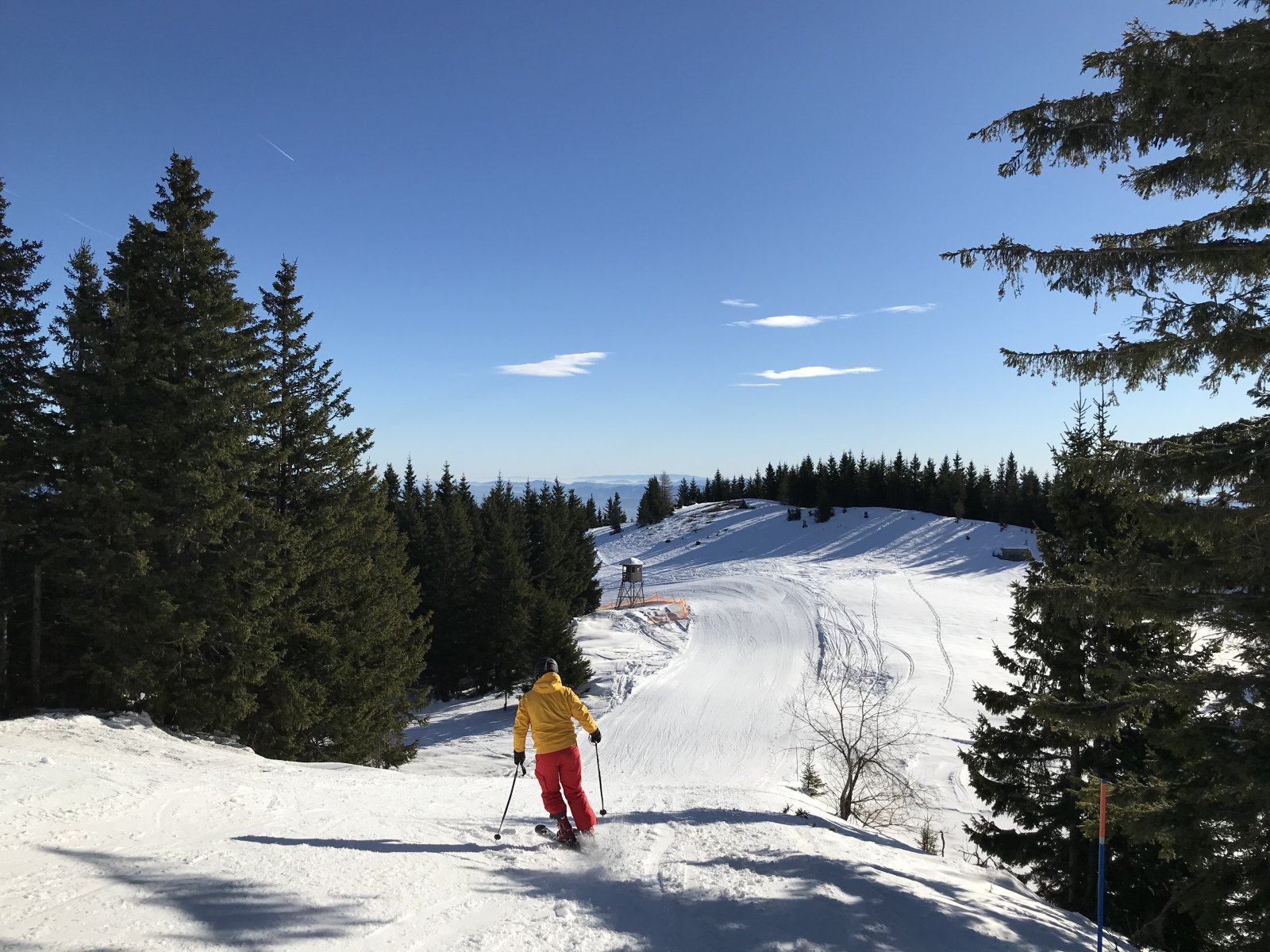 Szikrázó napsütés volt az egész síterepen