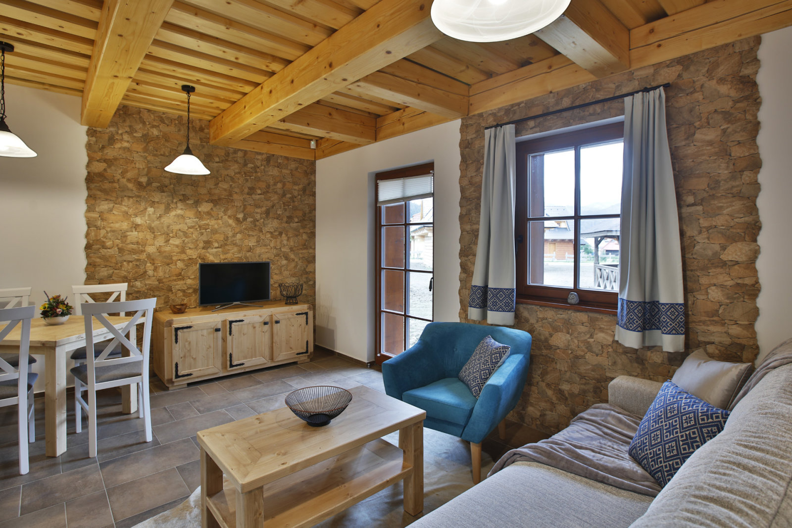 Chaletek / üdülőházak - földszint