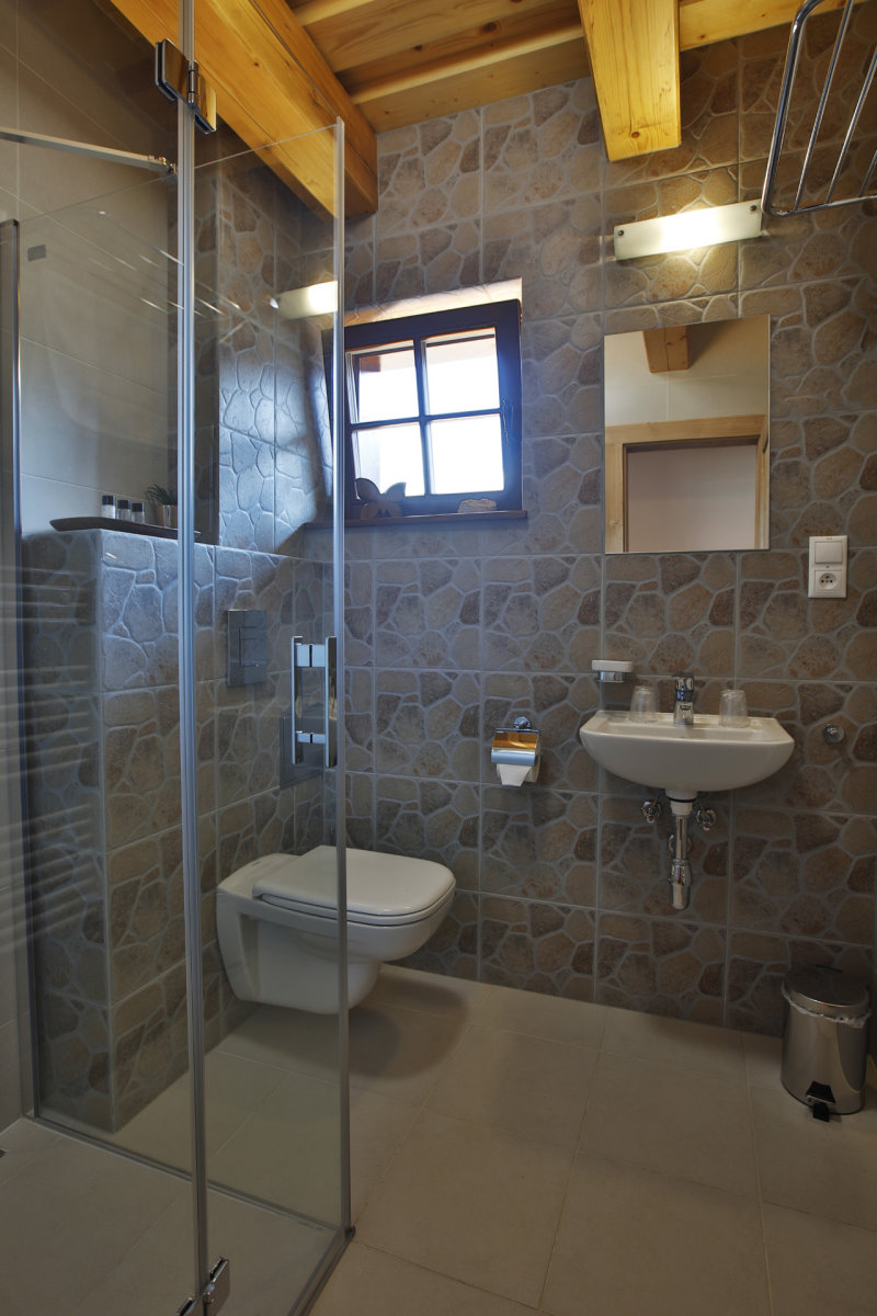 Chaletek / üdülőházak - fürdőszoba