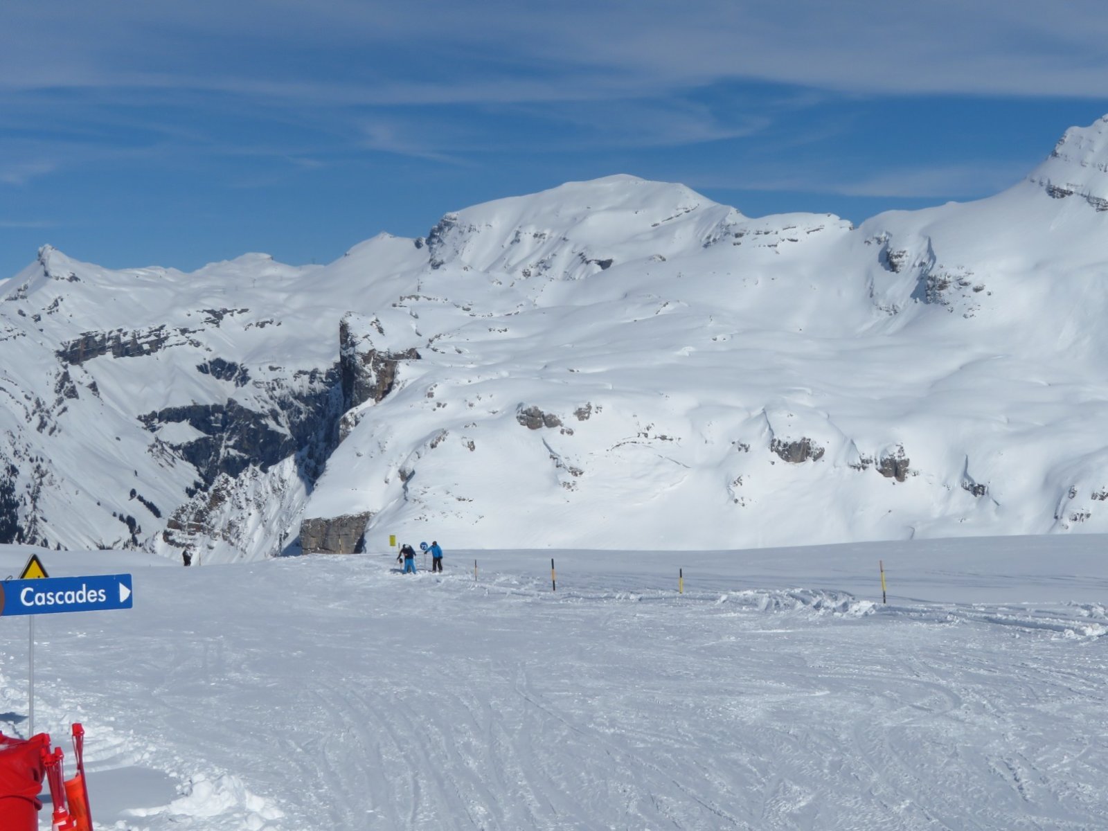 A Cascades pálya bejárata