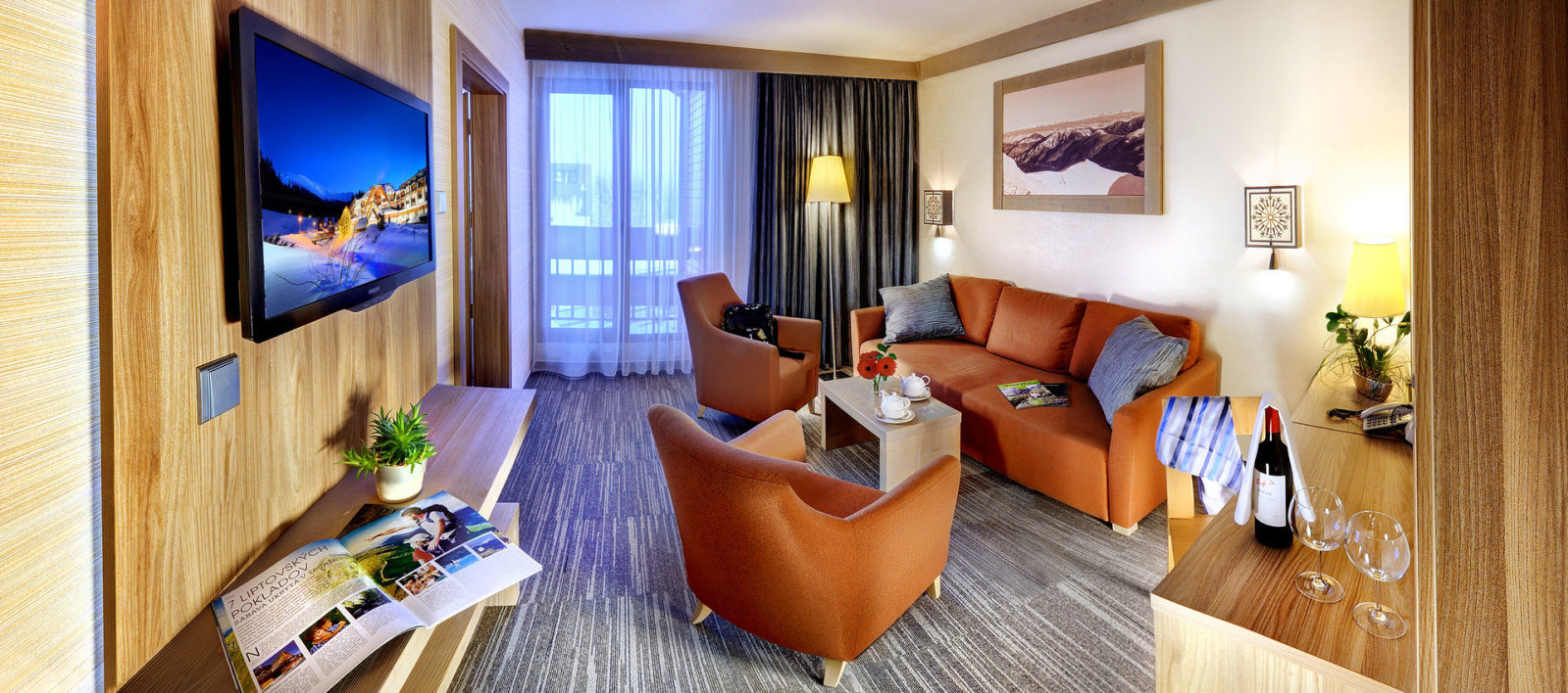 2-4 fős deluxe kétlégterű szoba