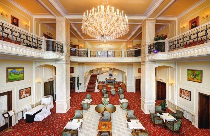 A Grandhotel Praha előcsarnoka