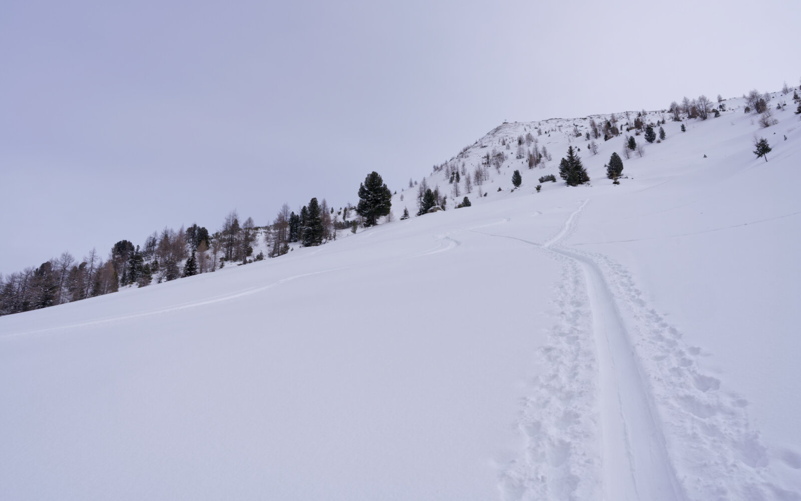 A pálya felső része