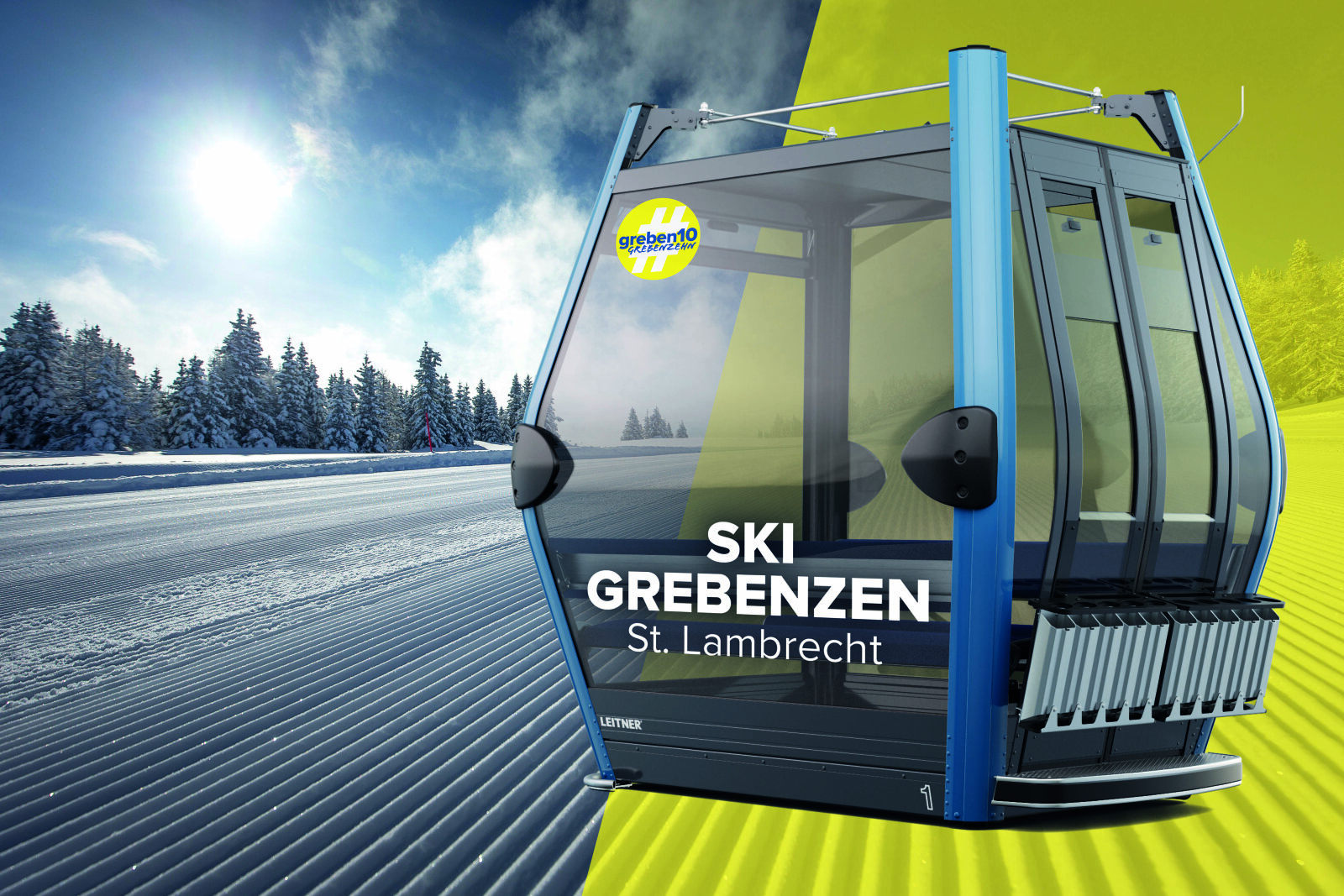 Grebenzen: az új 10-fős gondola látványterve