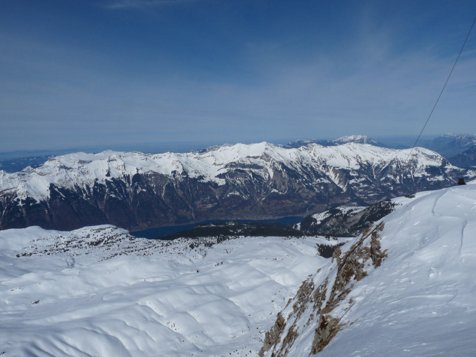 Interlaken a hegy másik oldala