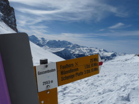 Közeledek a Faulhornhoz