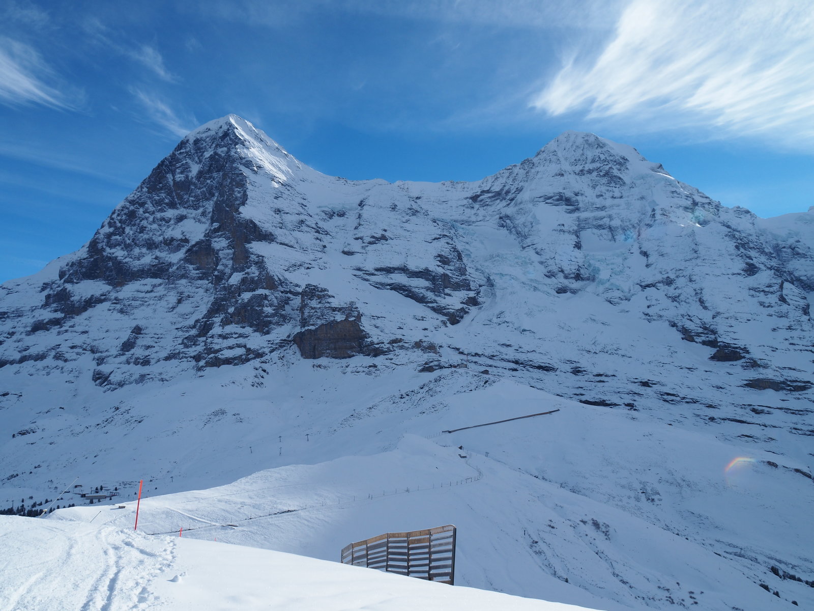 Eiger és Mönch csúcsai
