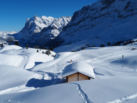 2000 méteren Kleine Scheidegg mellett