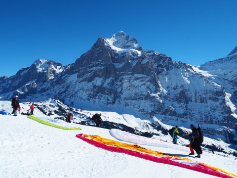 a paplanernősök készülődnek felszállni