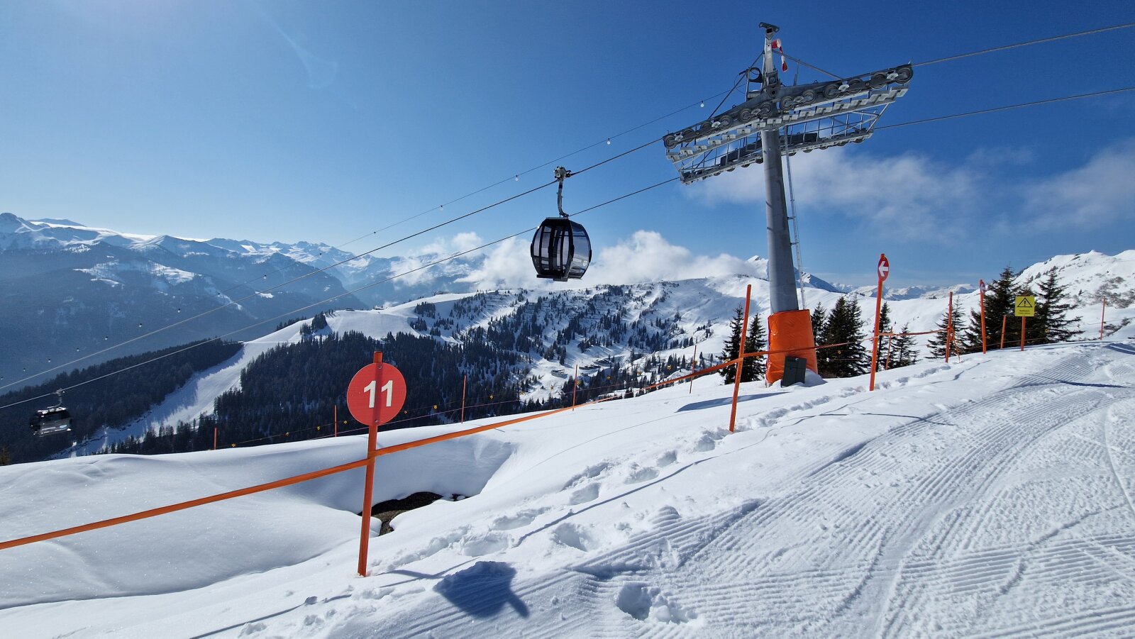A vadonatúj 10 fős kabios, a Kieserlbahn