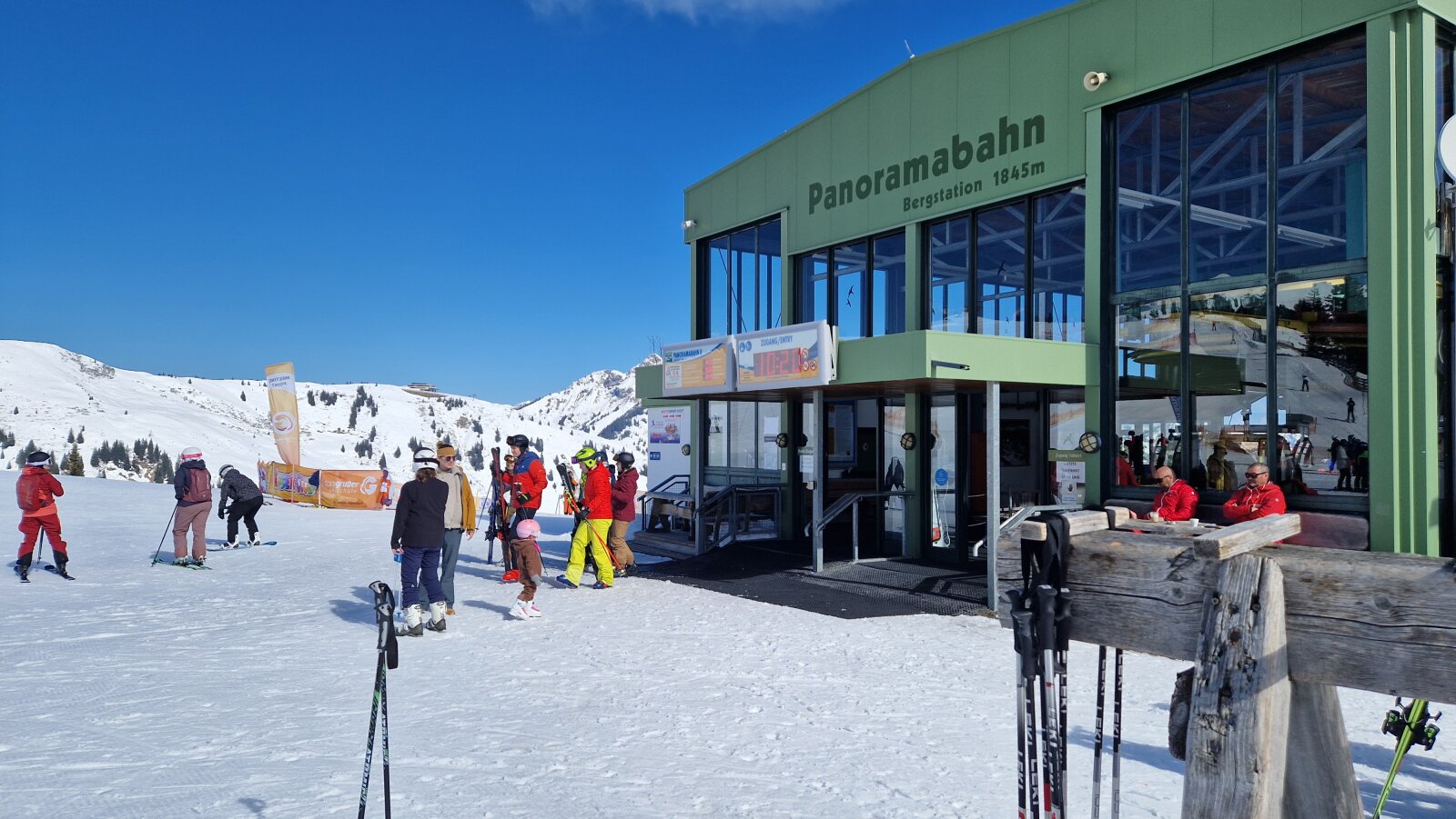 A Panoramabahn felső állomása