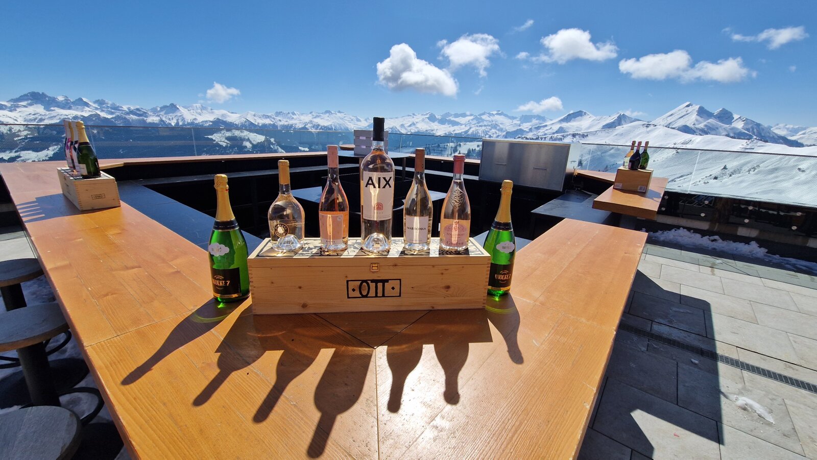 Kitűnő aprés ski hely: a Wolke 7 italkínálata