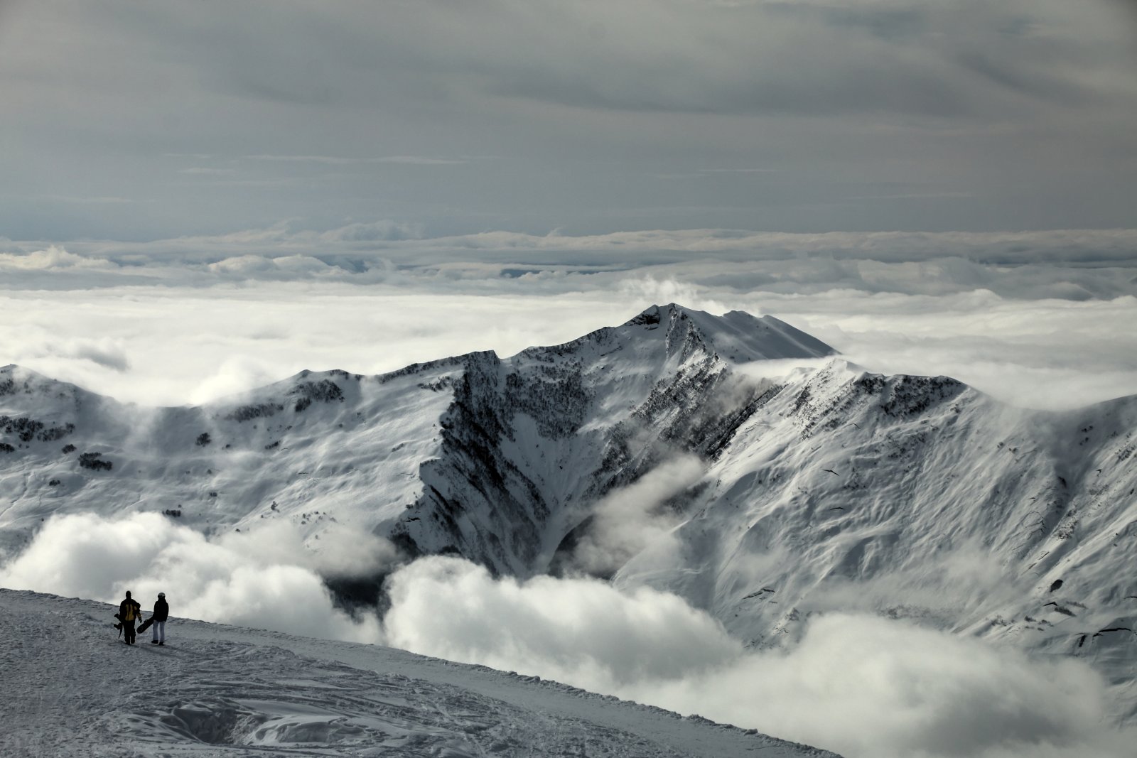 Freeride, helisí, pályasí és snowboard Grúziában, Kaukázusban - 2018-as képek