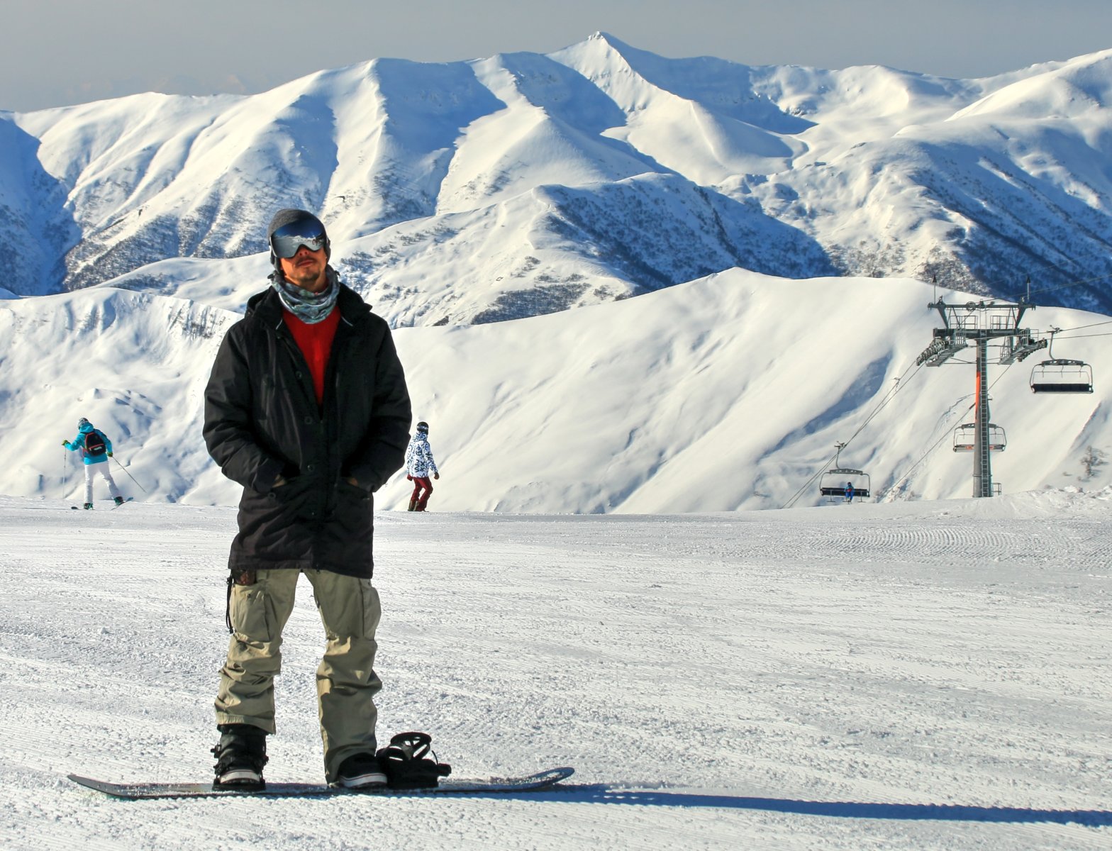 Freeride, helisí, pályasí és snowboard Grúziában, Kaukázusban - 2018-as képek