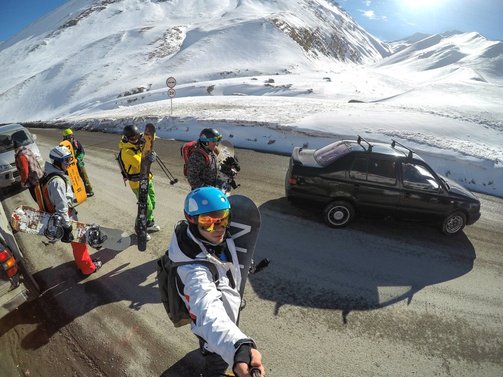 Freeride, helisí, pályasí és snowboard Grúziában, Kaukázusban - 2018-as képek