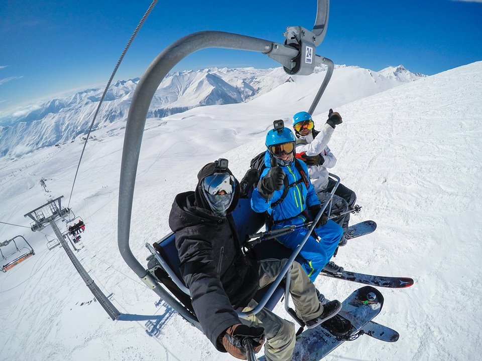 Freeride, helisí, pályasí és snowboard Grúziában, Kaukázusban - 2018-as képek