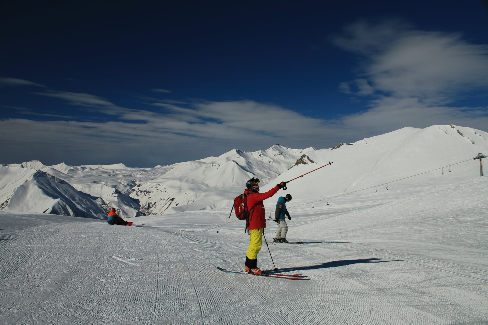 Freeride, helisí, pályasí és snowboard Grúziában, Kaukázusban - 2018-as képek