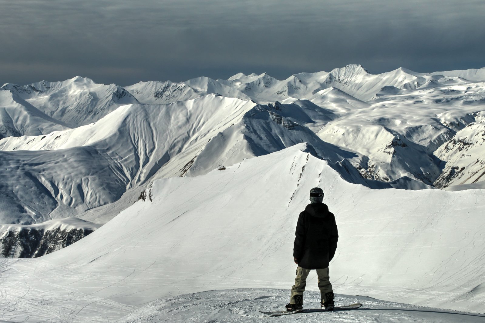 Freeride, helisí, pályasí és snowboard Grúziában, Kaukázusban - 2018-as képek