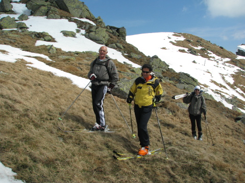 Időnként már elfogyott a hó