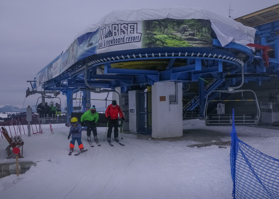 Ülős felvonó Havasnagyfalun