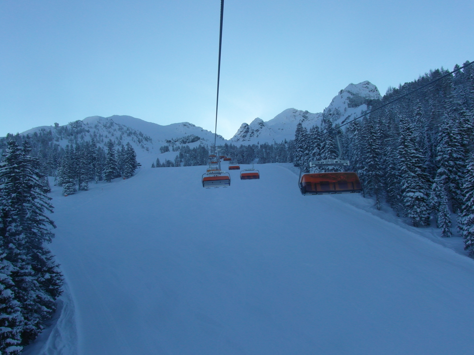 Reggel a 8-as pályán.