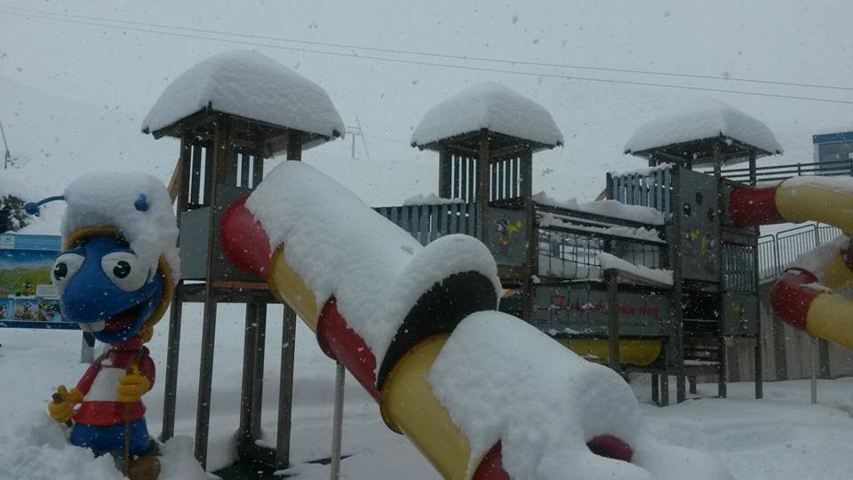 Havas játszótér Tuxon - Fotó: facebook