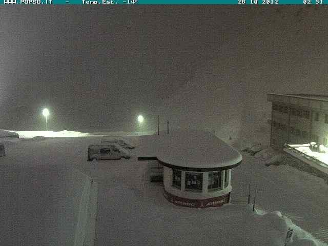 Mínusz 14 fok és továbbra is havazik Stelvión - Kattints a képre a nagyításhoz