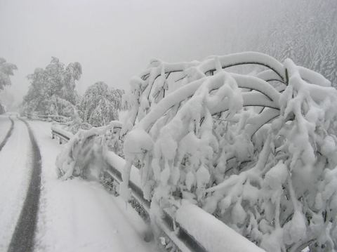 Olasz út 1200 méteren Lombardia tartományban
