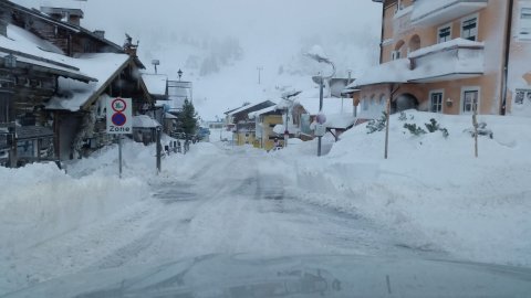 Obertauern, 125 cm hó a hegyen
