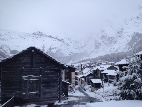 Saas-Fee (CH), 50 cm friss hó