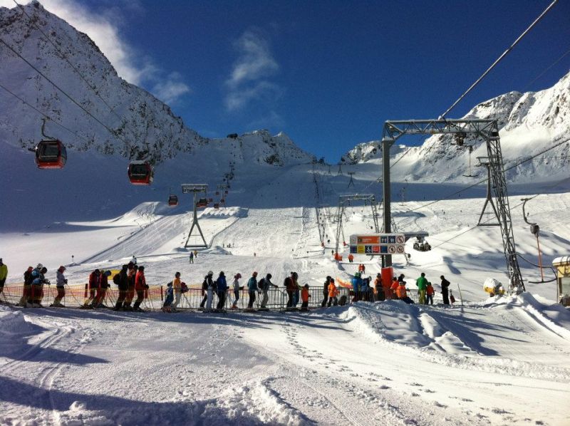 Remek hó és idő a gleccsereken - Kattints a képre a nagyításhoz