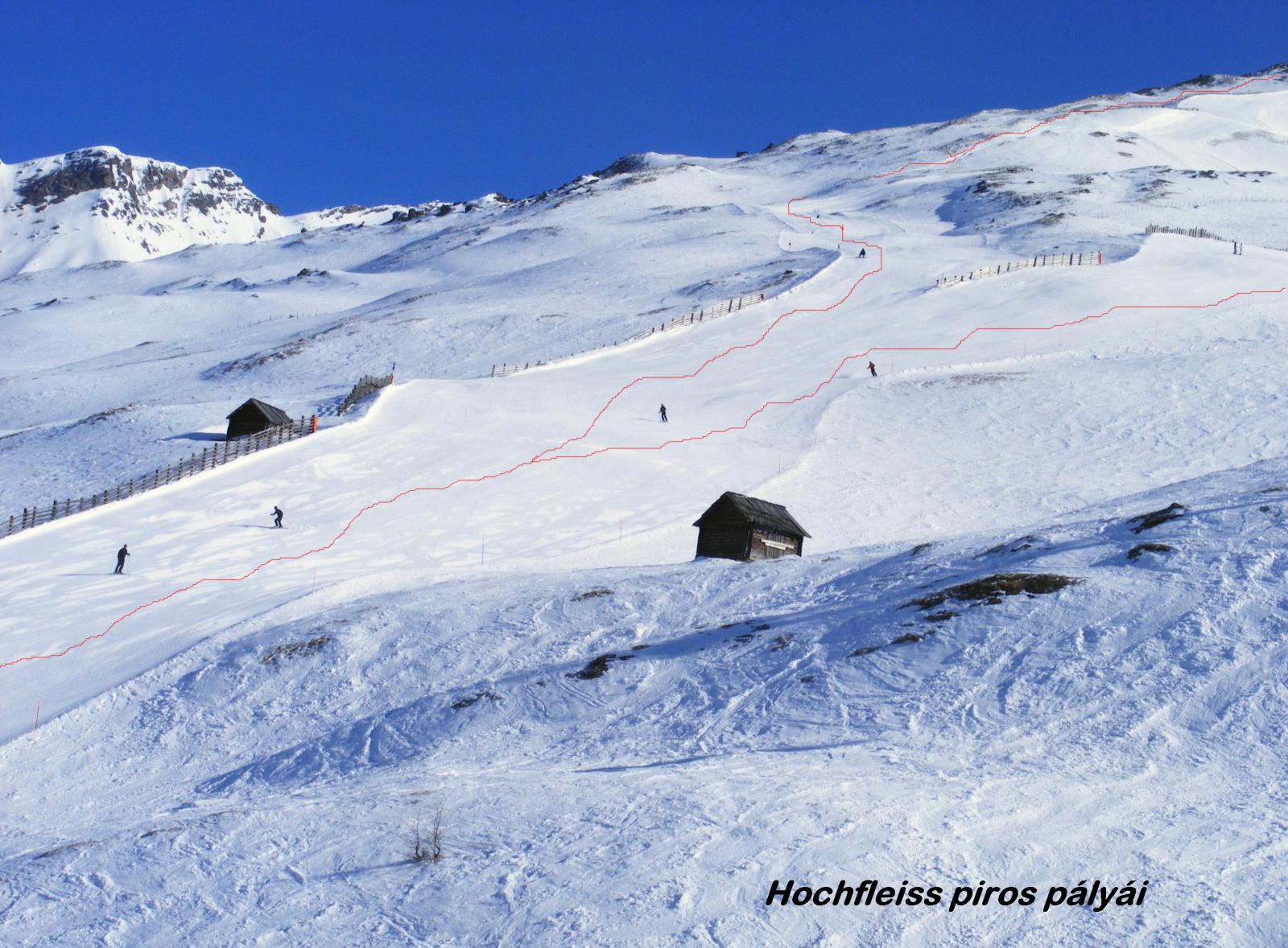 Balra a Scharek csúcsa