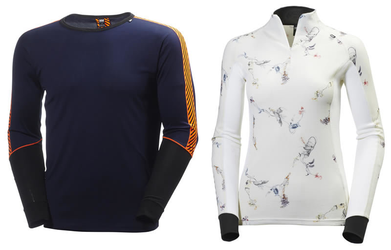 HH Dry Performance Crew és W HH Warm Freeze Half Zip aláöltözet