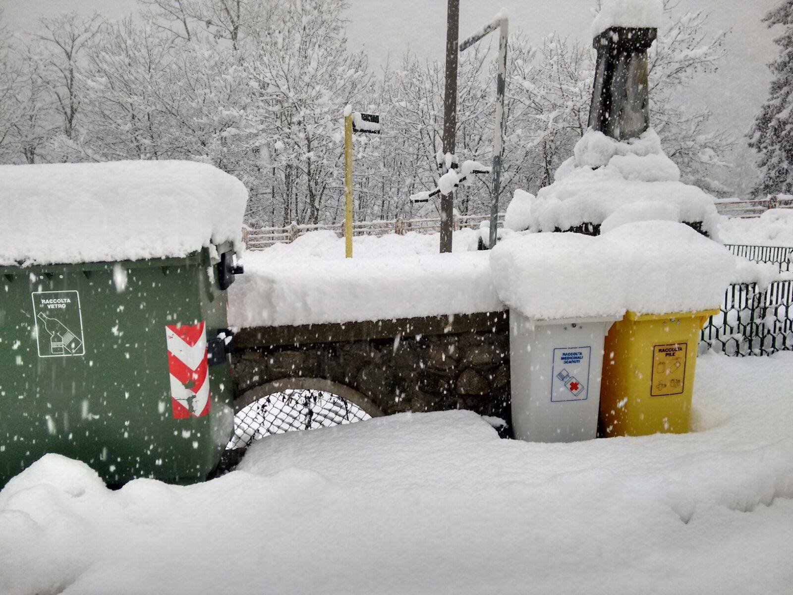 Valle Gesso, Olaszország, 980 méter magasan eddig 30 cm