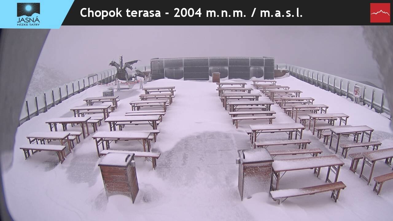 A terasz Chopokon (Kép. TMR)