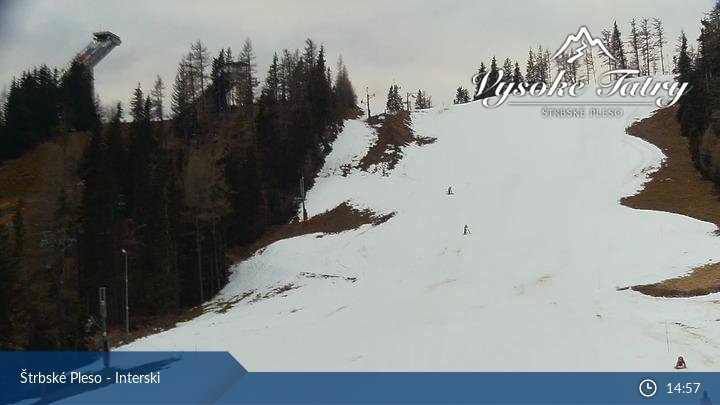 Szombati webkamera kép a pályáról zárás előtt félórával