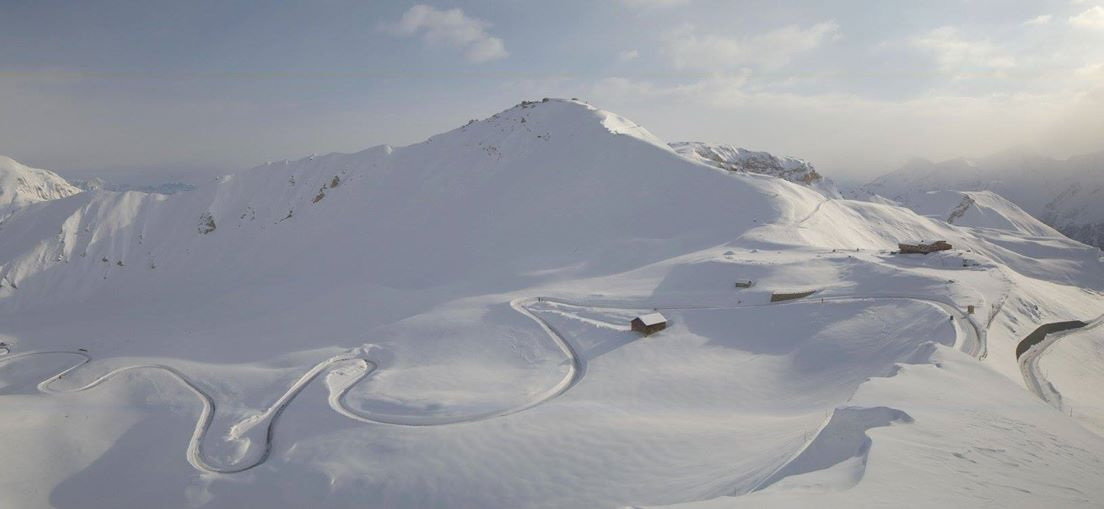 A Grossglockner panorámaút ma reggel, a megnyitását május 3-ra halasztották